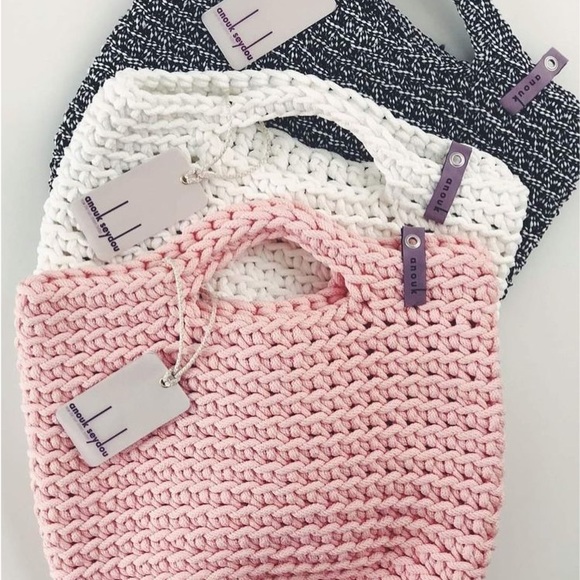 Scandinavian Style Crochet Tote Bag - Picture 9 of 11